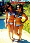 Selena Gomez In a striped bikini